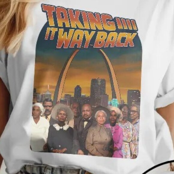 Taking It Way Back St. Louis T-Shirt Retro Throwback Missouri Tee Unisex STL 05 - Picture 2 of 5